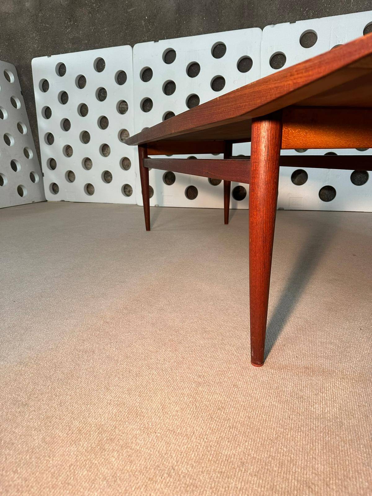 Vintage Scandinavian teak coffee table - 1960s