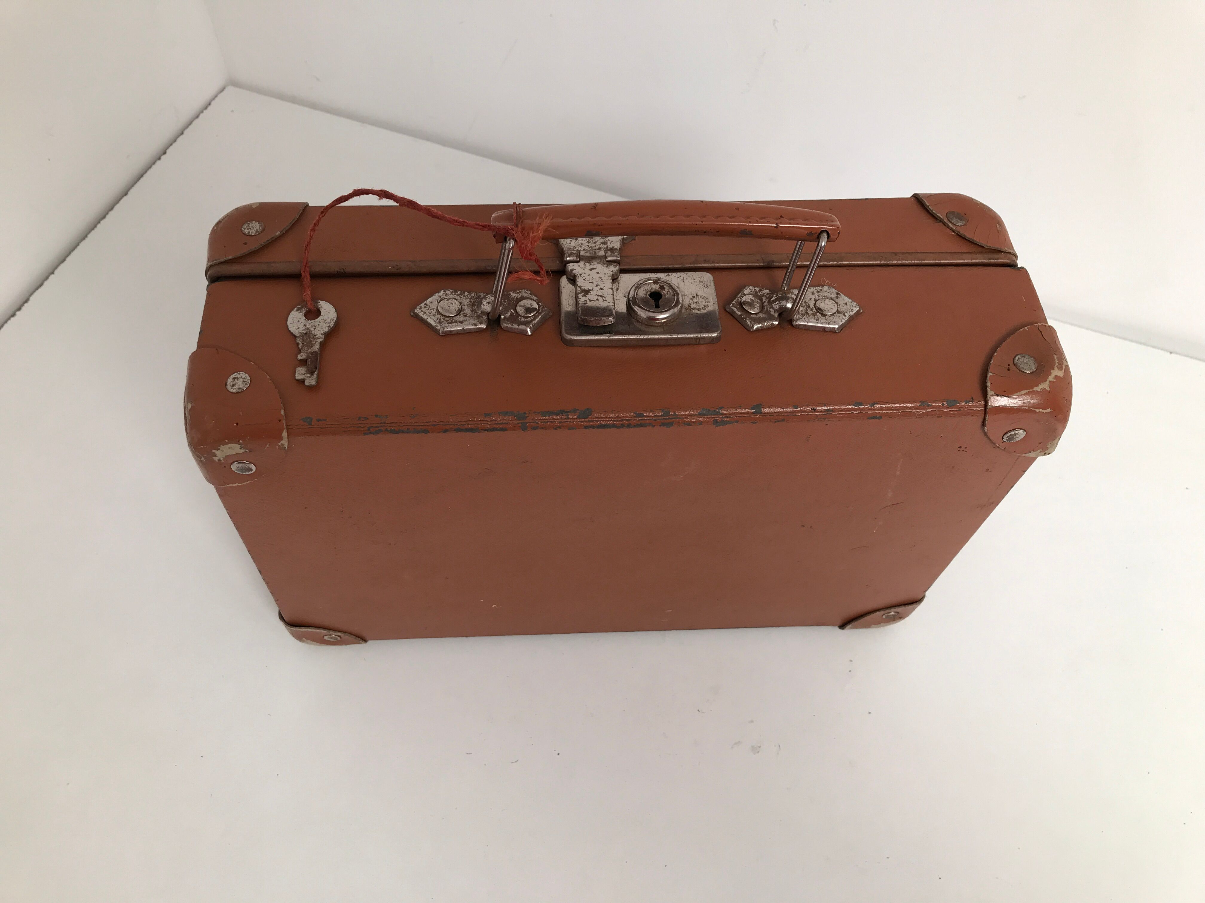 Small vintage antique suitcase