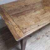 Solid walnut kneading table old XIX°