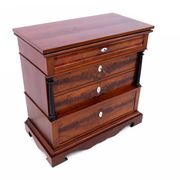 Antique mahogany chest of drawers with drawers, Scandinavia, 2nd half of th