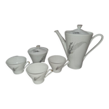 Sologne porcelain coffee maker and cups