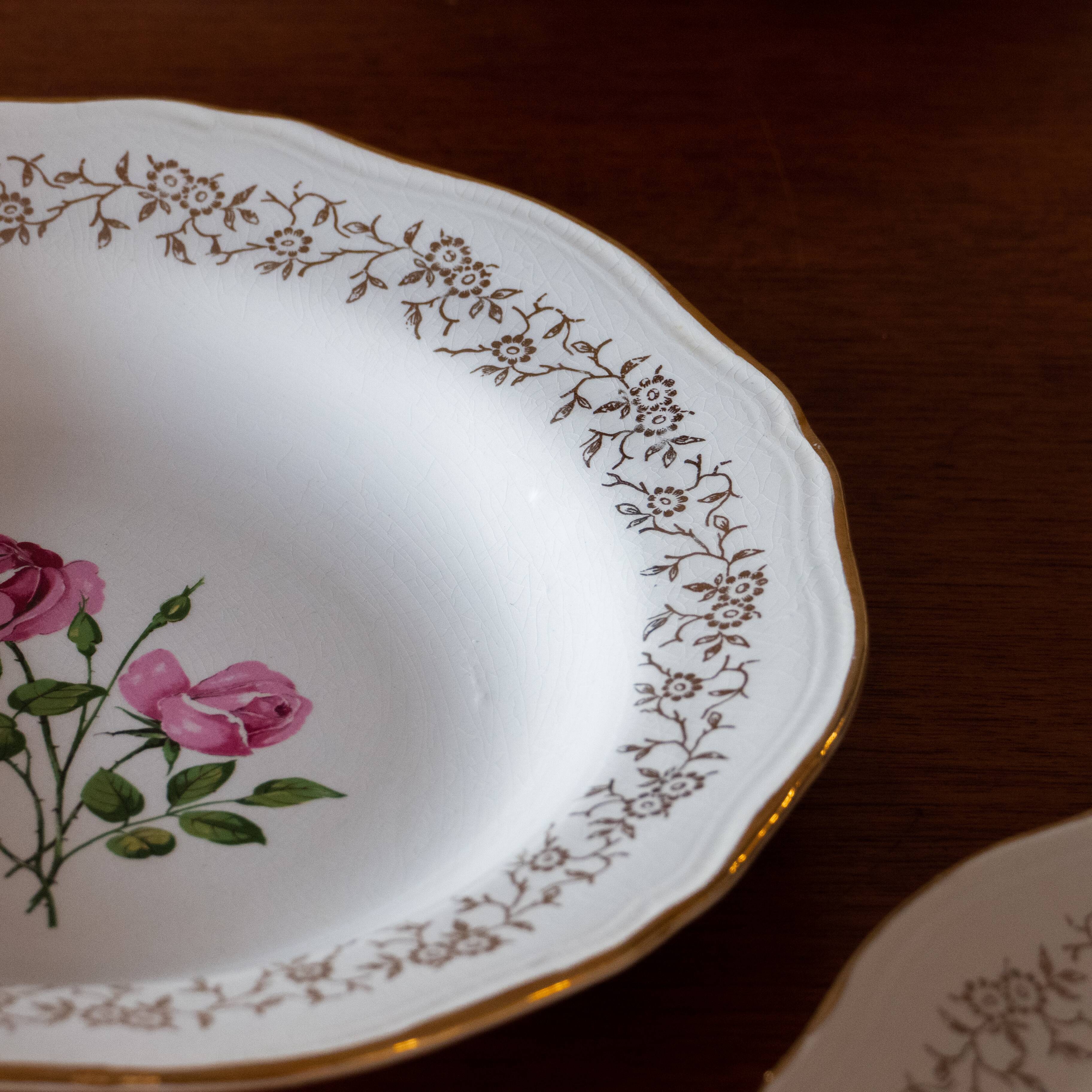 6 old plates L'Amandinoise