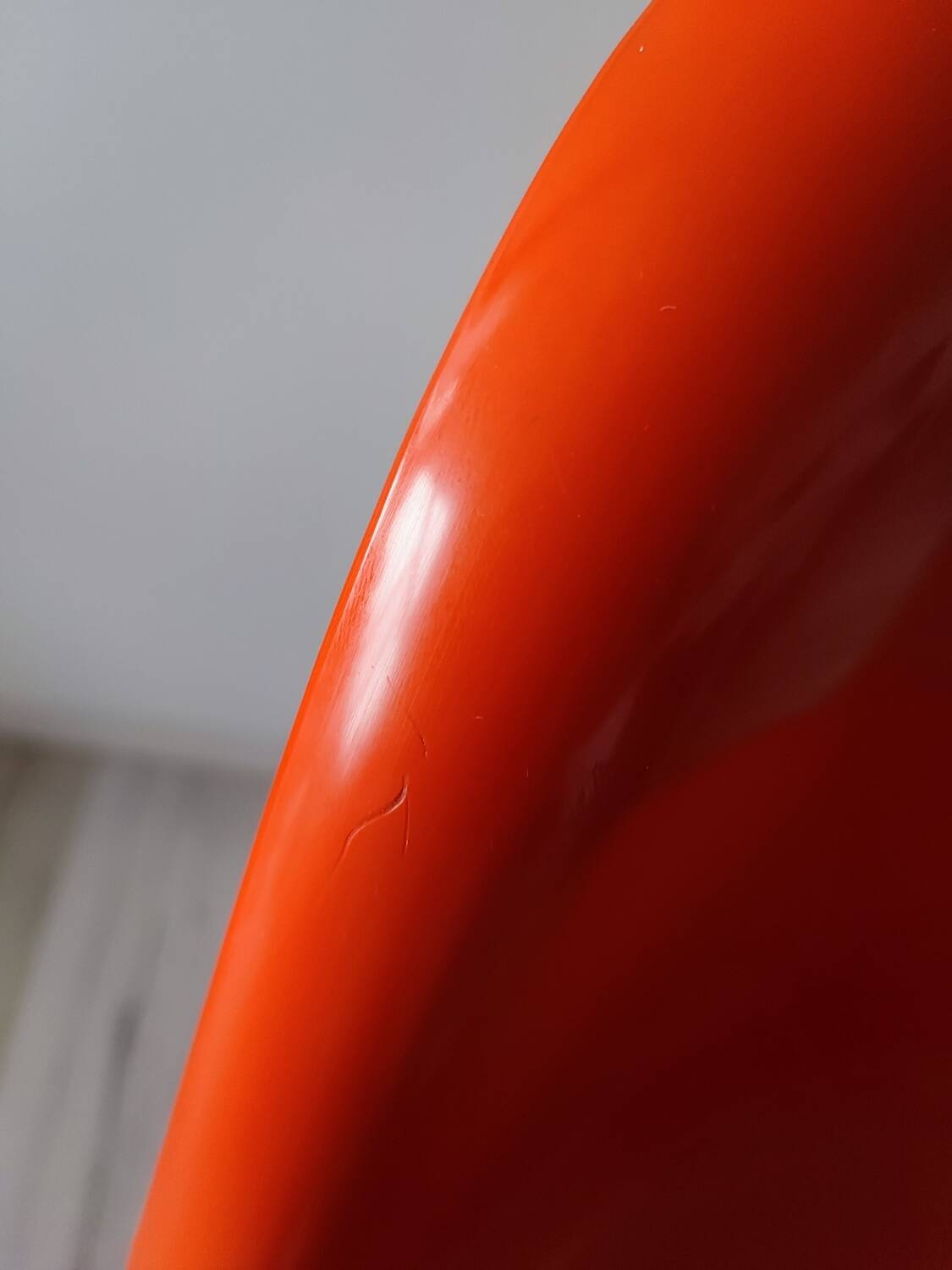 Orange Panton chairs 1974