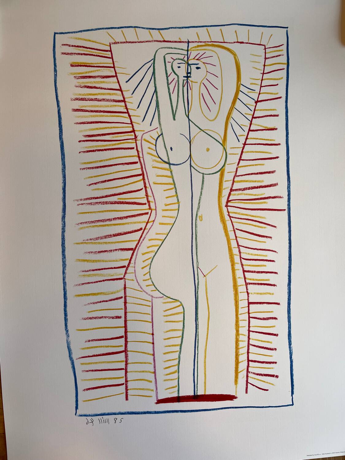 Pablo Picasso (1881-1973), Standing Female Nude II, 1946, published by Acte, 2004 Succesion Picasso, SABAM,Belgium