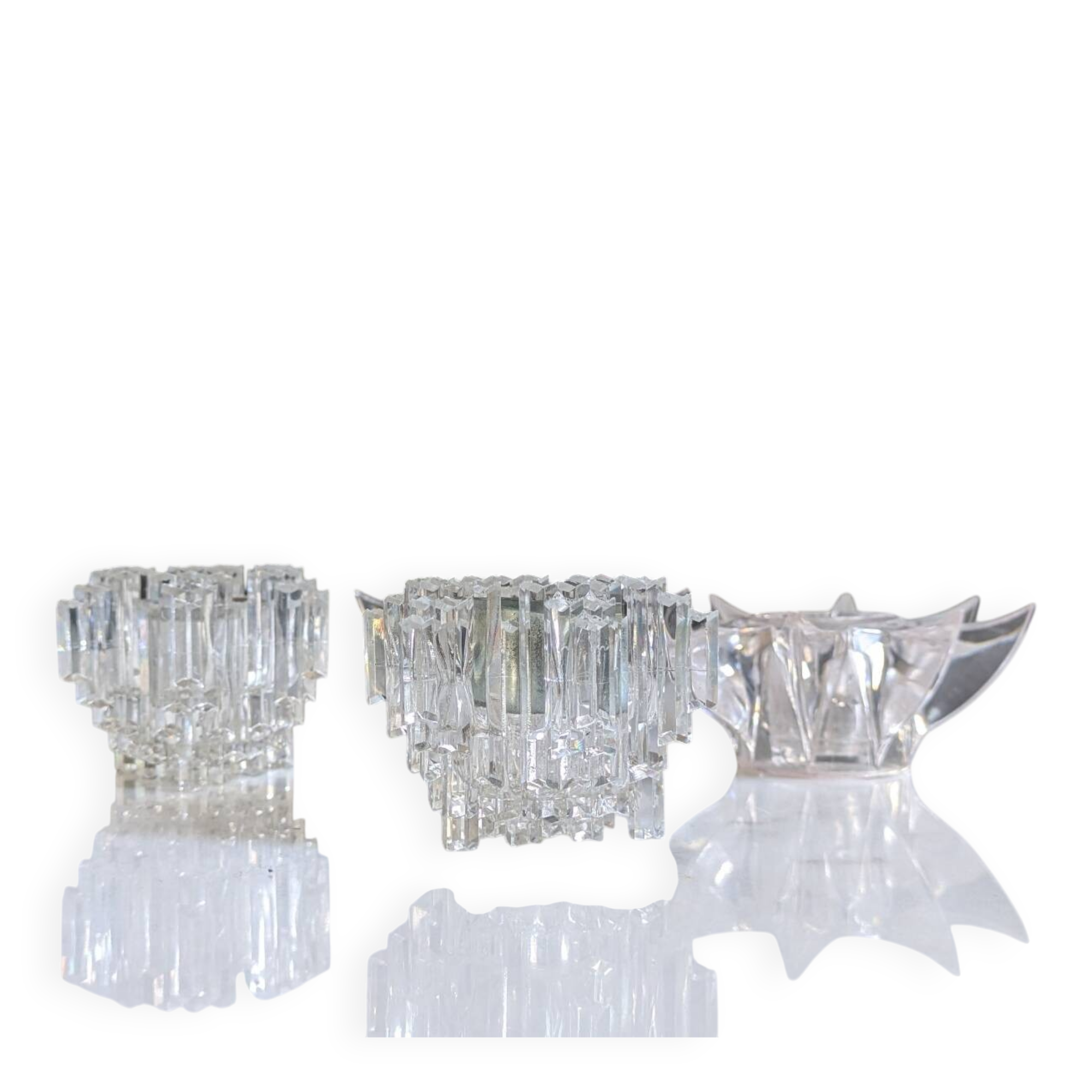 Set of candlesticks from the 70s.