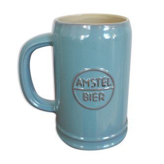 Beer mug Amstel blue duck