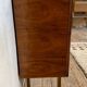 Vintage buffet with 2 doors – 60s/70s – wood and chrome handles