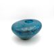 Masterpiece Murano: Lagoon Blue & 24K Gold Pebble Vase