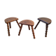 3 tripod stools