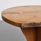 Wall-mounted table in solid wood, French Alps, around 1970.