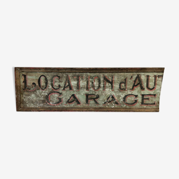 Garage sign