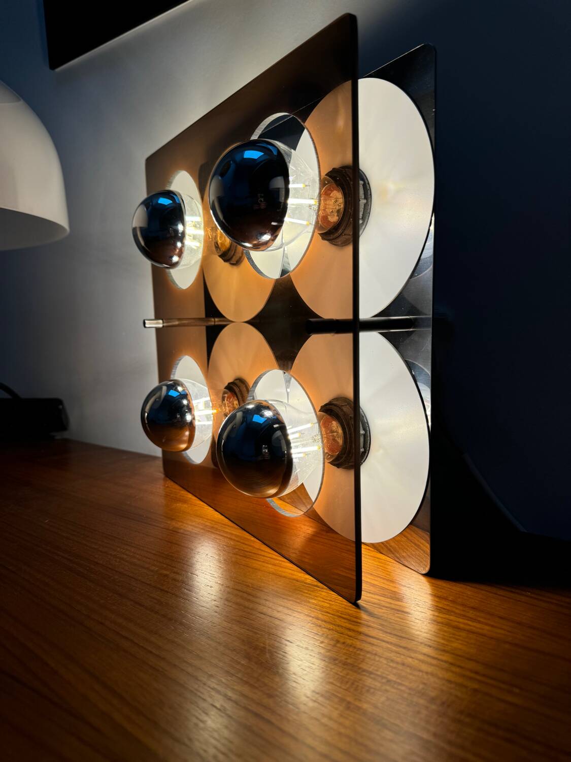 Applique Vintage 4 Feux Jocelyne Trocmé Oxar Modèle Disco