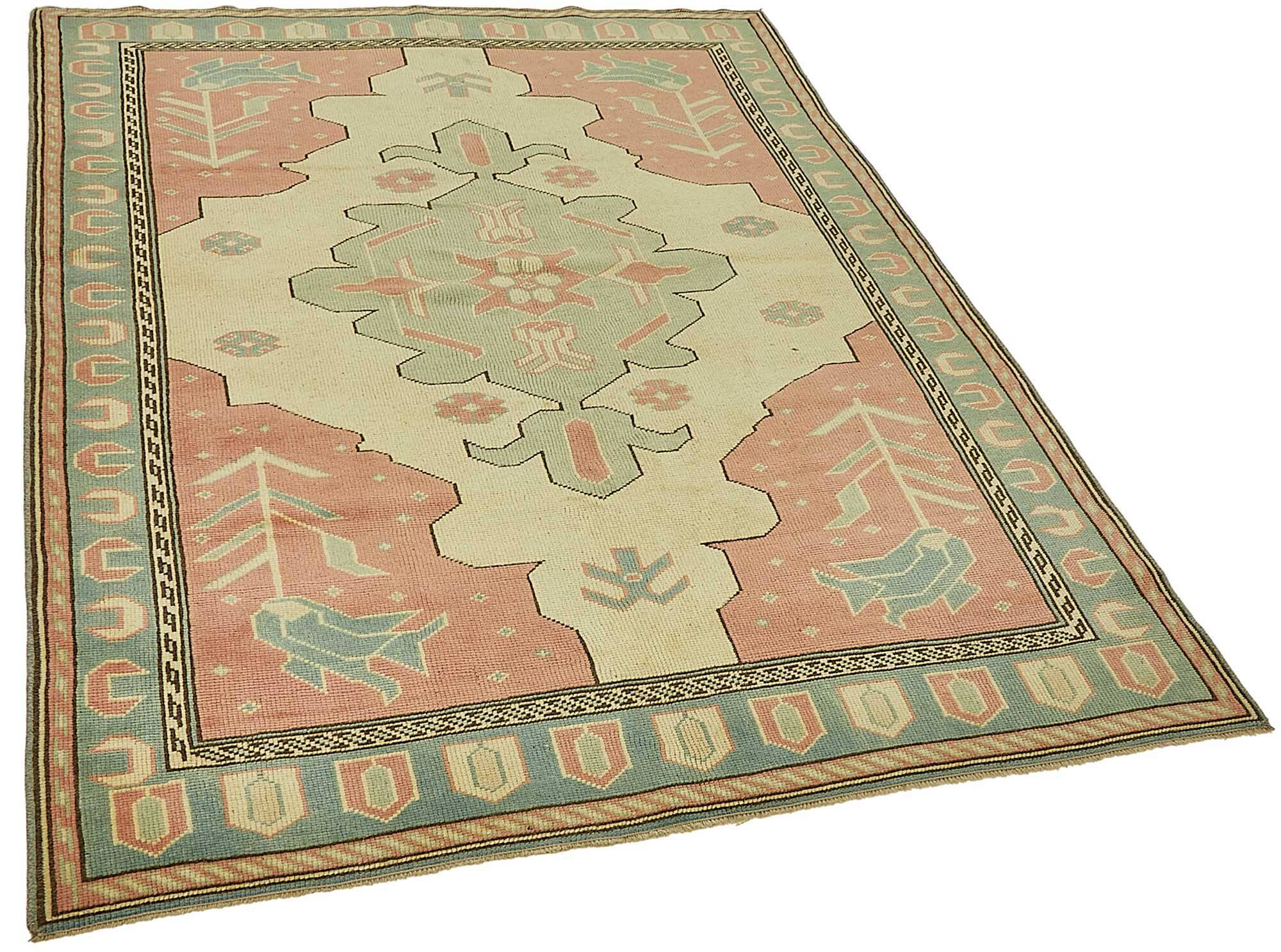 Tapis vintage anatolien turc 152 cm x 200 cm