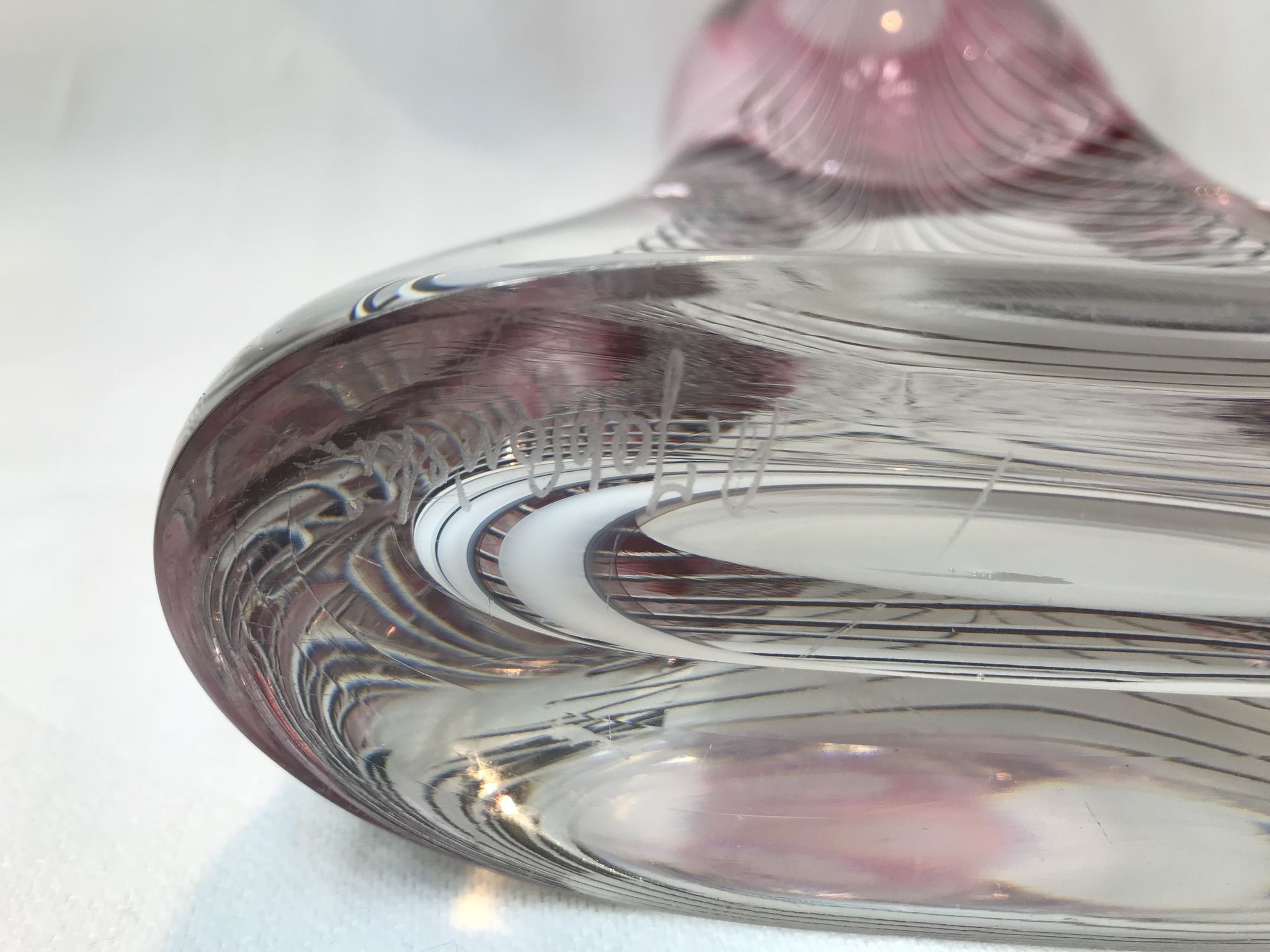 Crystal vase, design Adam Jabłoński Art Glass