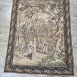 Tapestry with an idyllic forest scene