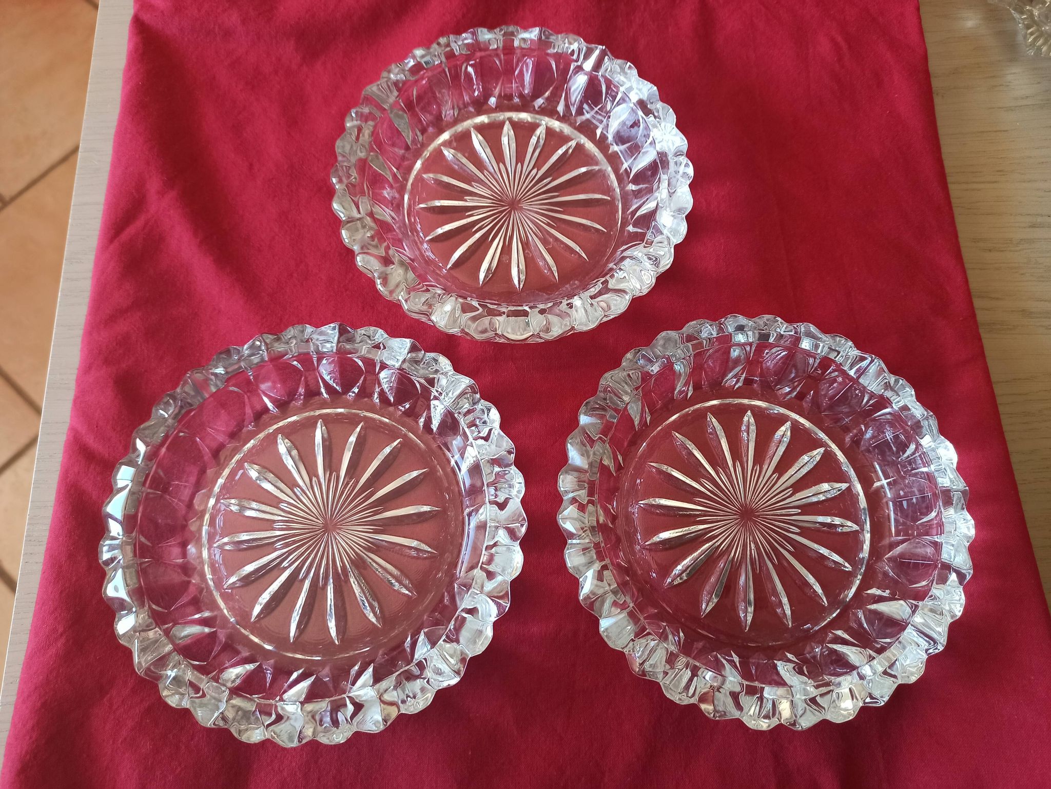 Vintage glass ashtray