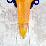 Design vase in blown glass