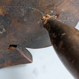 Brutalist tripod stools