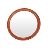 Pedersen and Hansen round mirror in teak