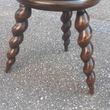 Vintage Twisted Tripod Stool