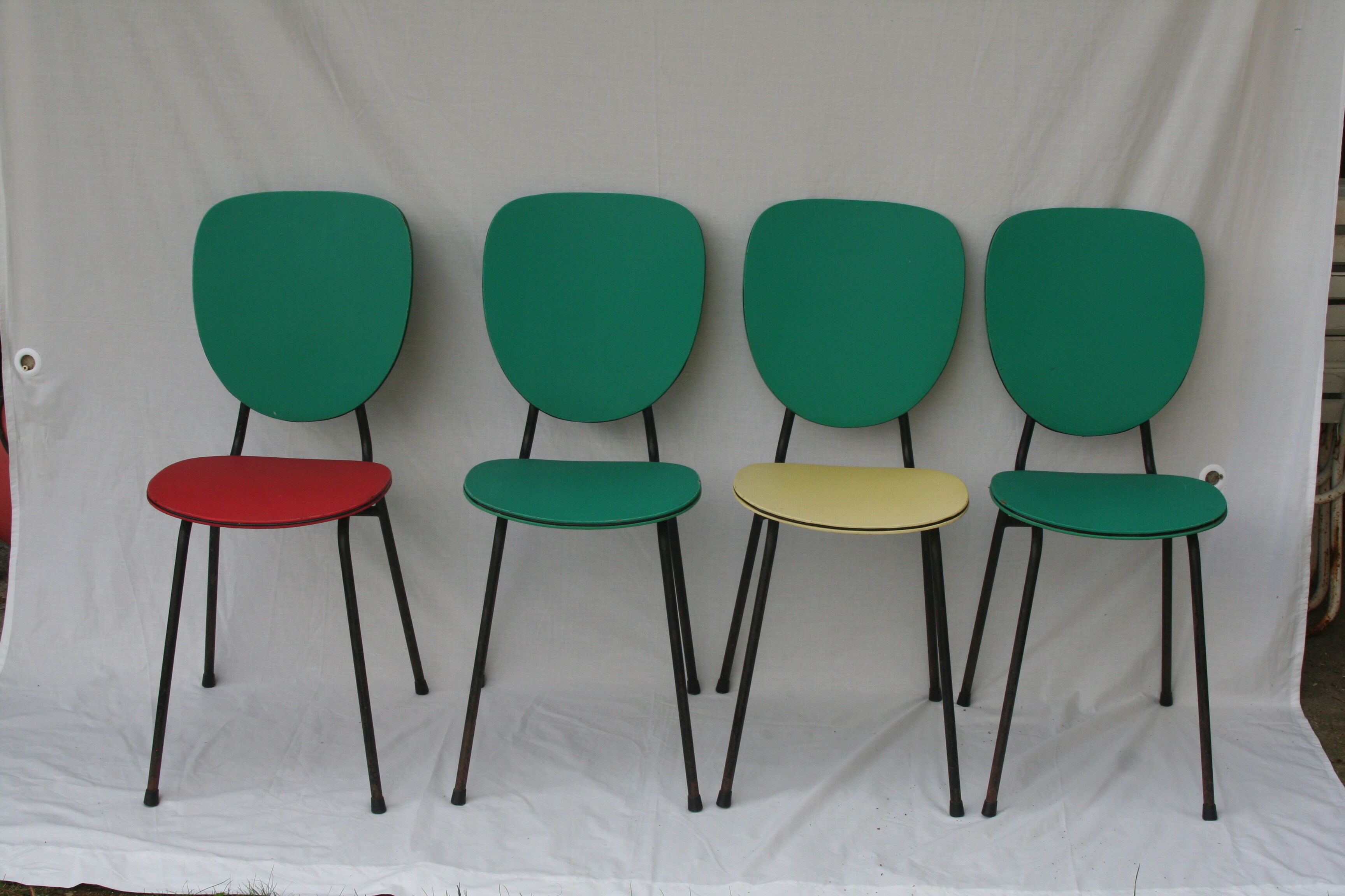 Set of 4 chairs, 70s