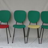 Set of 4 chairs, 70s