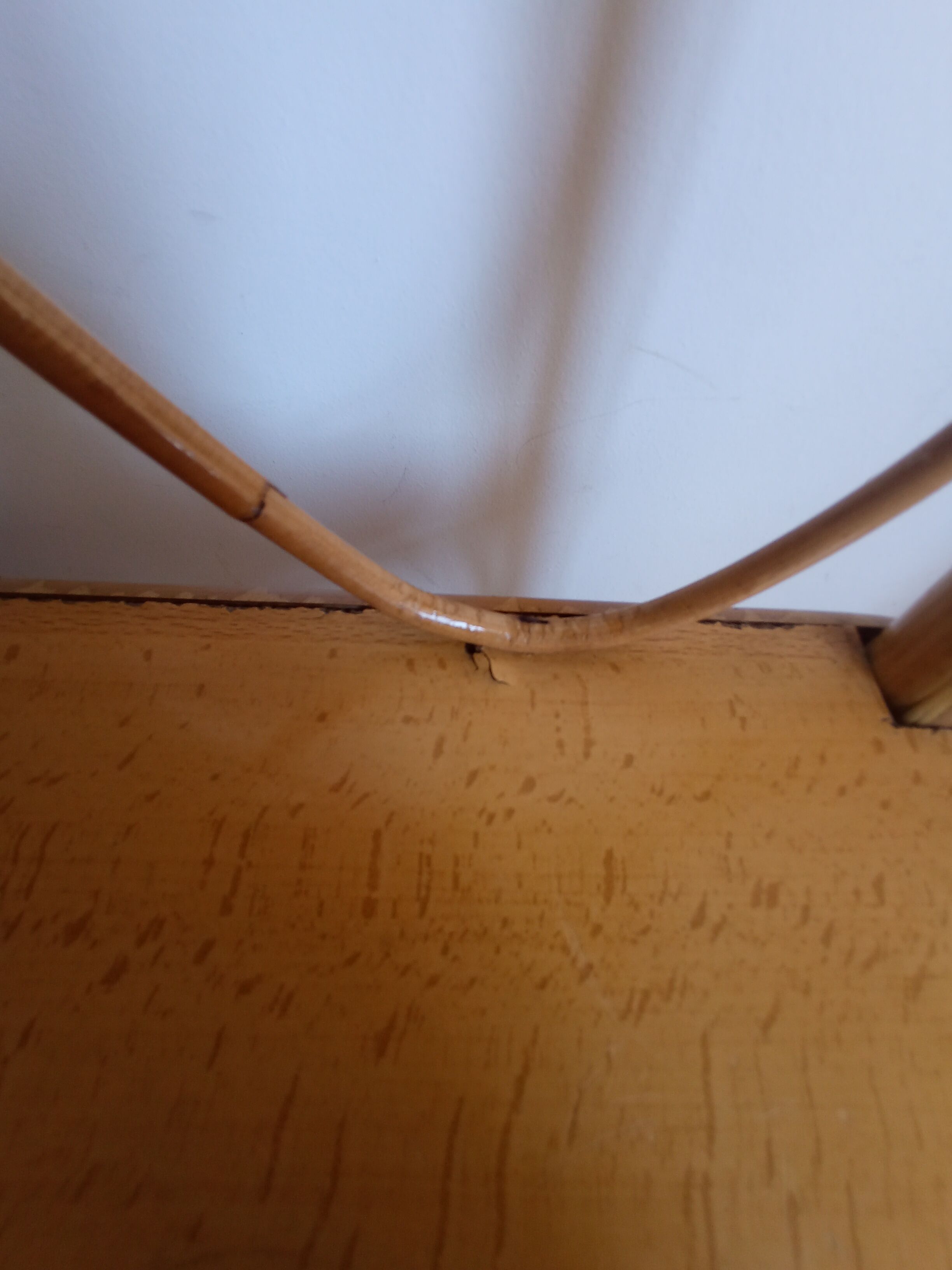 Set of bamboo shelves