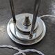 Vintage Skyscraper ceiling light, pink glass table lamp, Bauhaus Art.