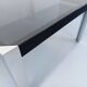 Vintage Italian square dining table by Faleschini for Mariani glass
