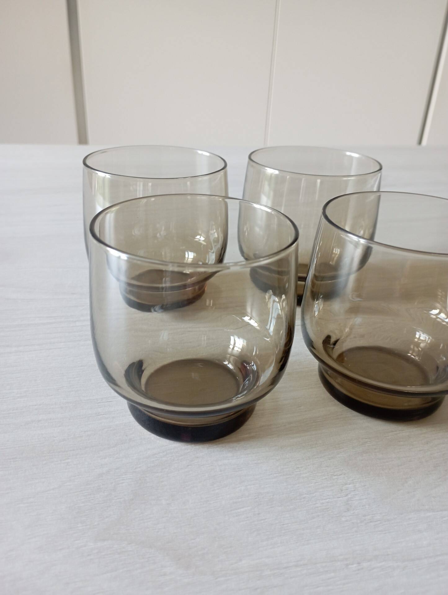 Set of 4 70s glasses