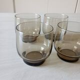 Set of 4 70s glasses