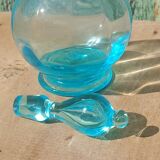 Old blue glass bottle