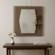 Vintage smoked glass mirror, Italian design, 1960s.