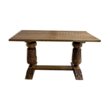 Antique solid wood coffee table, fully restored.