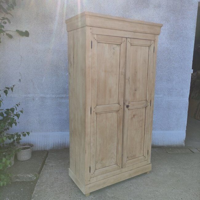 Natural wood cabinet