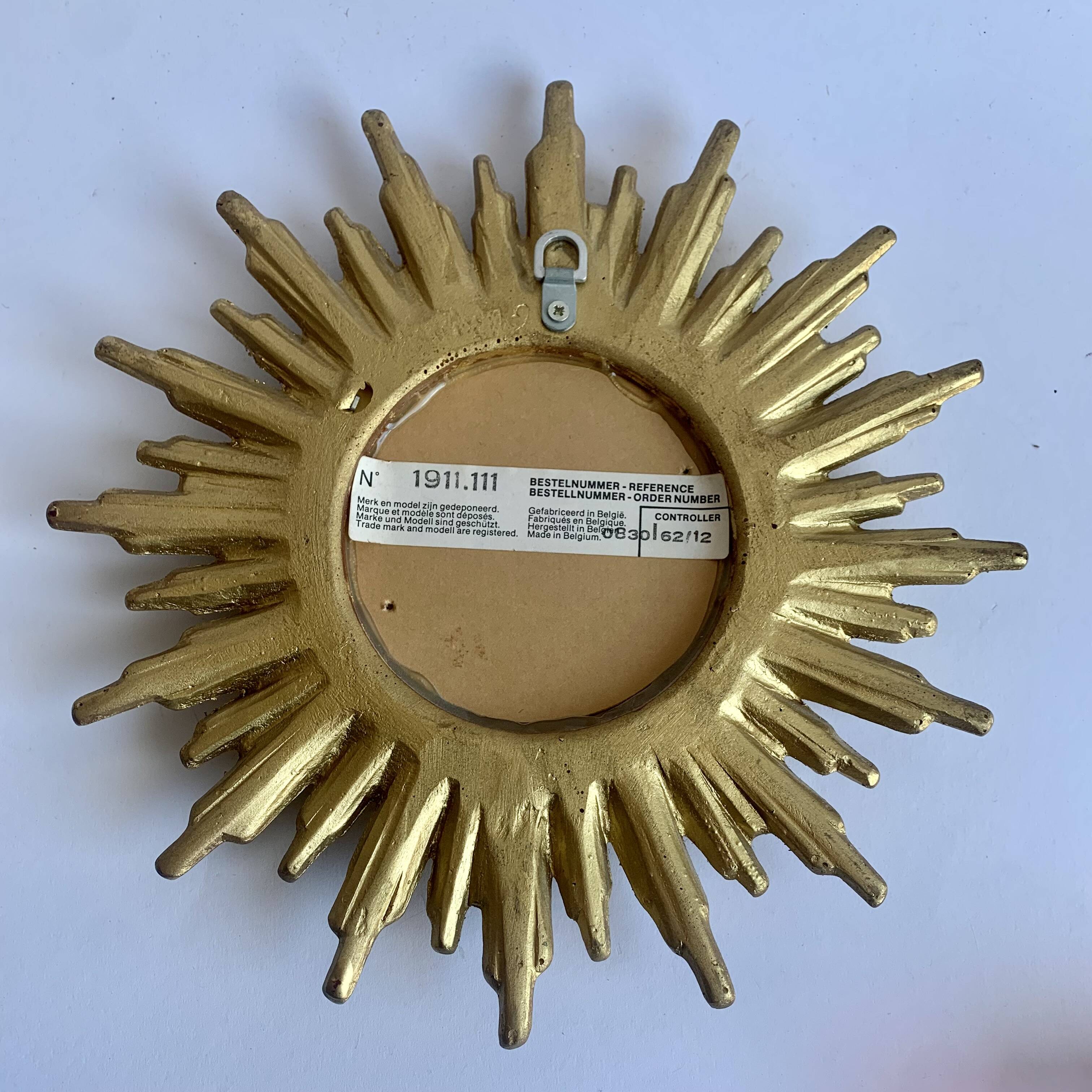 Vintage  Sunburst Mirror