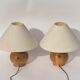 Pair of teak table lamps by Dyrlund, Denmark 1960s-1970s