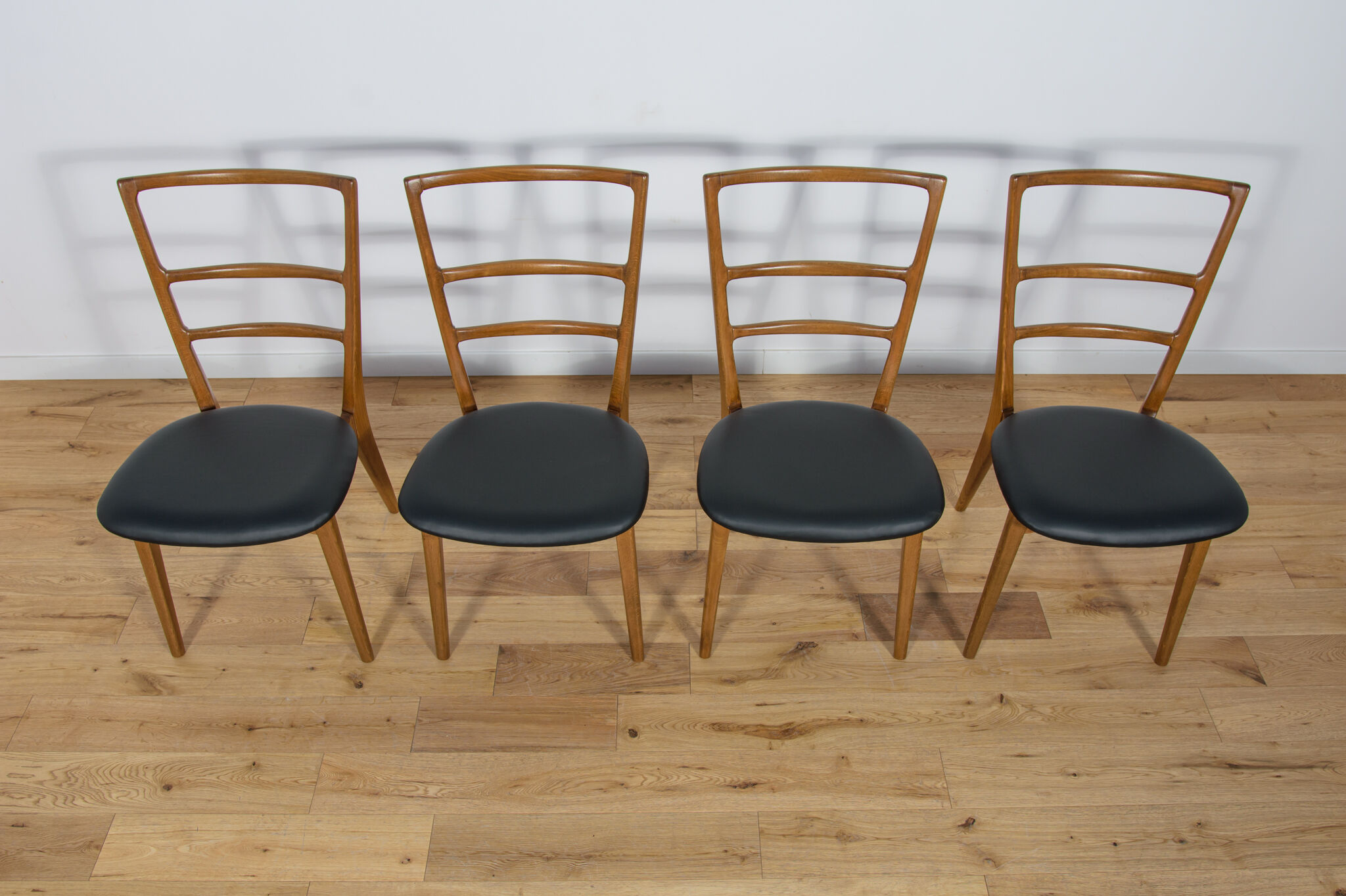 Dining Chairs by Mariana Grabińskiego for Swarzędzka Factory, 1960s, Set of 4