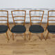 Chaises par Mariana Grabińskiego pour Swarzędzka Factory, années 1960, Set de 4