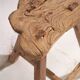 Antique stool in wabi-sabi style (c.1900) #8