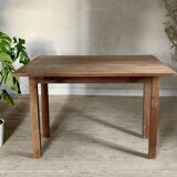Vintage solid oak drop leaf farmhouse table