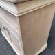 Louis Philippe buffet with 2 doors, stripped raw wood TV unit.