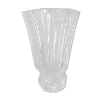 St. Louis crystal-cut vase