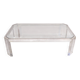 Superb coffee table in Altuglas and glass – signed by Marc Micoud, circa 1970.