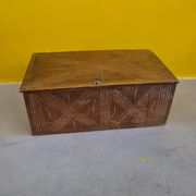 Antique French Wooden Box, from the 18th early 19th century.
