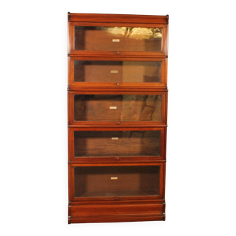 Globe Wernicke 5-Piece Mahogany Bookcase