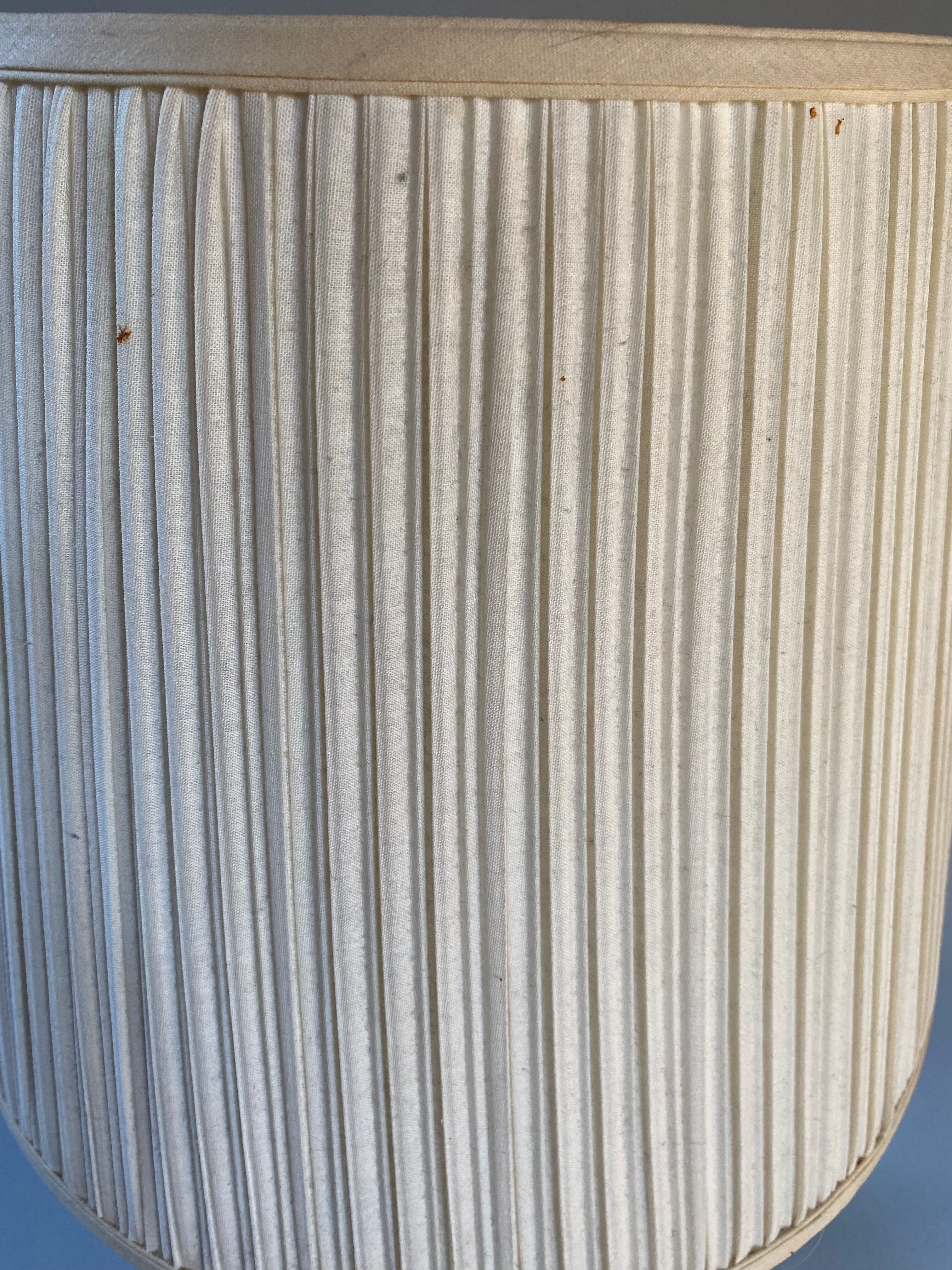 Orange ceramic lamp 1960 1970