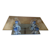 table basse en verre Ligne Roset