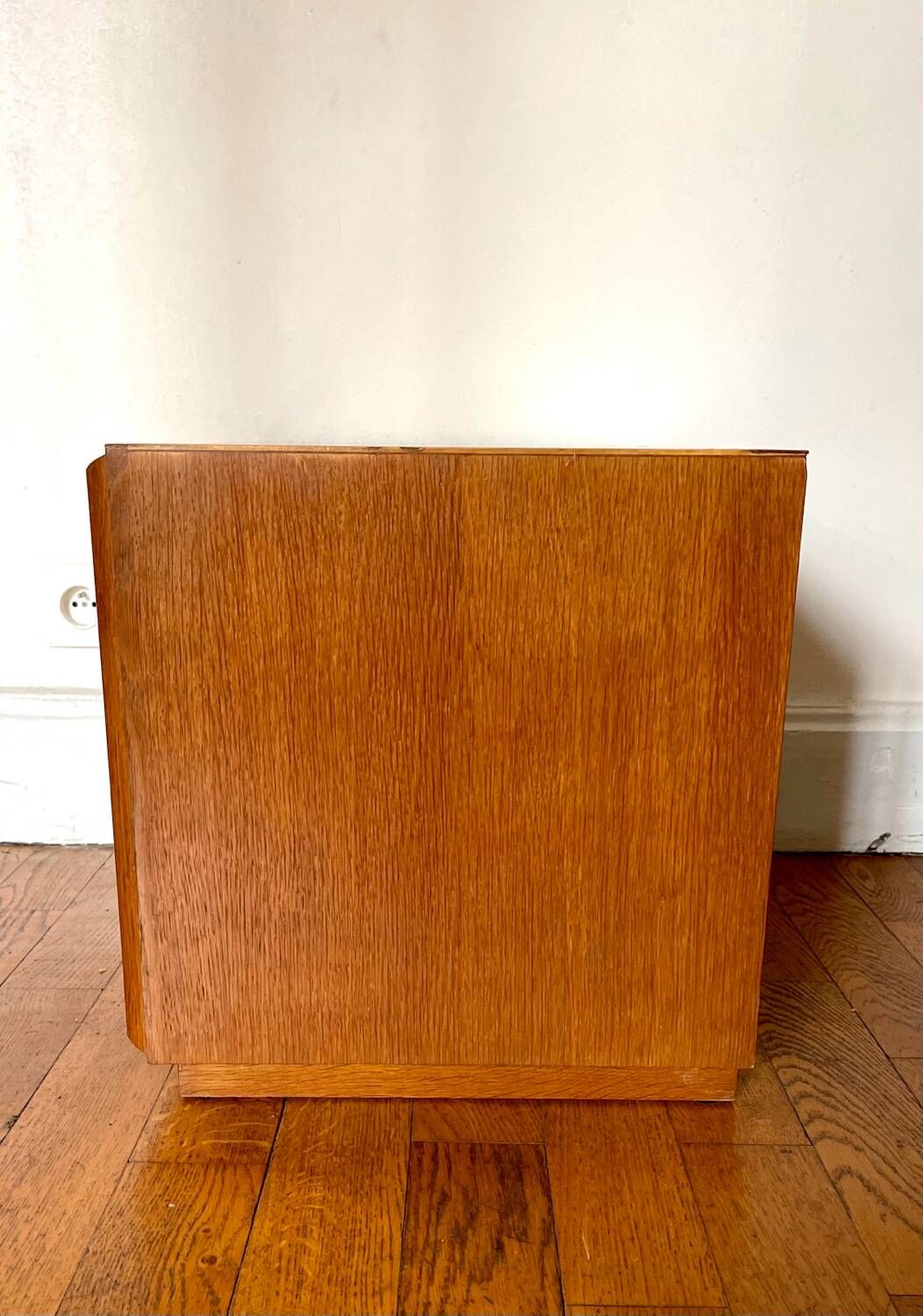 Argentier for cutlery Christofle Ercuis 186 art deco pieces in oak