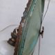 Antique oil wall lamp – Sun mirror and white opaline